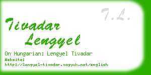 tivadar lengyel business card